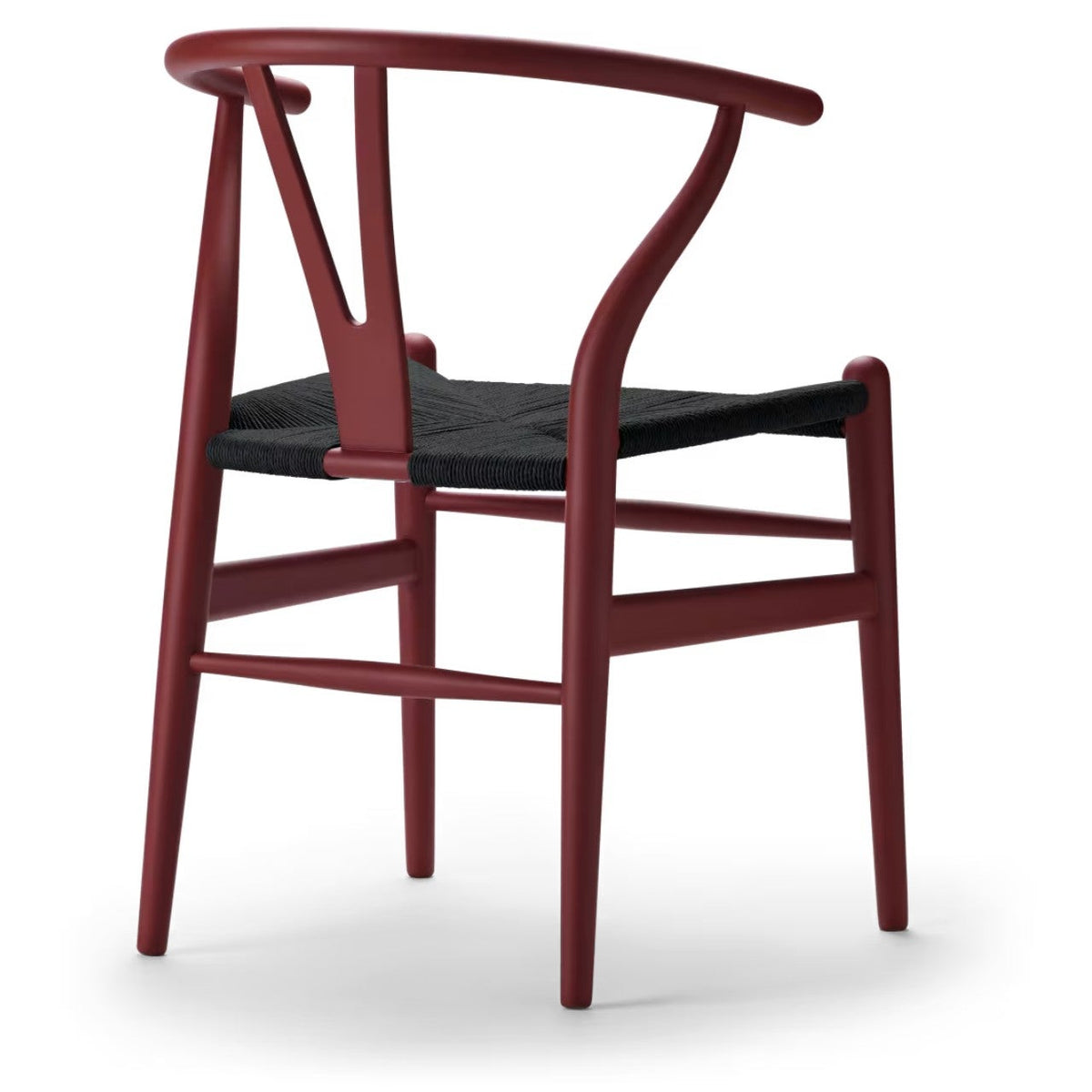 【カールハンセン別注Kvadratクッションプレゼント】CARL HANSEN & SON（カールハンセン&サン）/CH24/Yチェア（ワイチェア）/ビーチ材/SOFT/RED BROWN（レッドブラウン）/ブラックペーパーコード/SH43【納期】ご注文後確認