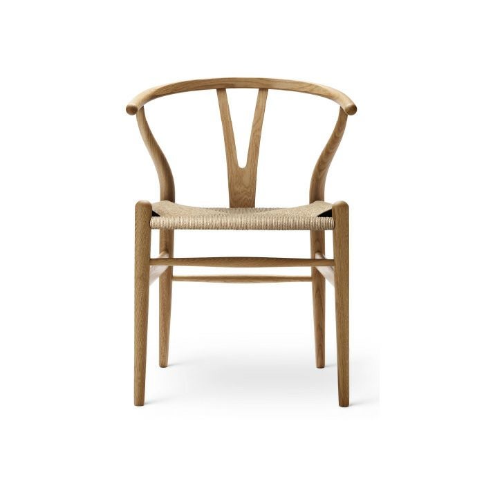 【カールハンセン別注Kvadratクッションプレゼント】CARL HANSEN & SON（カールハンセン&サン）/CH24/Yチェア（ワイチェア）/オーク材/オイル仕上げ/ナチュラルペーパーコード/SH43 傷防止フェルト付
