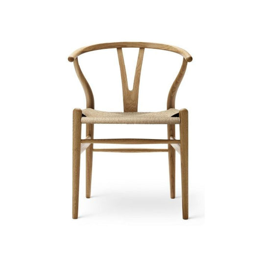 【カールハンセン別注Kvadratクッションプレゼント】CARL HANSEN & SON（カールハンセン&サン）/CH24/Yチェア（ワイチェア）/オーク材/オイル仕上げ/ナチュラルペーパーコード/SH43 傷防止フェルト付