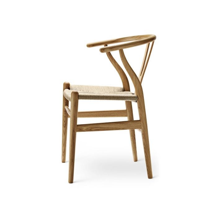 【カールハンセン別注Kvadratクッションプレゼント】CARL HANSEN & SON（カールハンセン&サン）/CH24/Yチェア（ワイチェア）/オーク材/オイル仕上げ/ナチュラルペーパーコード/SH43 傷防止フェルト付