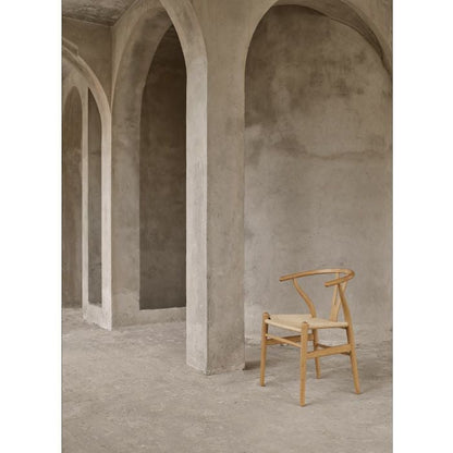 【カールハンセン別注Kvadratクッションプレゼント】CARL HANSEN & SON（カールハンセン&サン）/CH24/Yチェア（ワイチェア）/オーク材/オイル仕上げ/ナチュラルペーパーコード/SH43 傷防止フェルト付