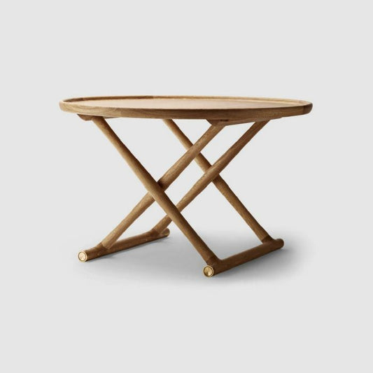 CARL HANSEN & SON（カールハンセン&サン）/ML10097/Egyptian Table（エジプシャン テーブル）/オーク材/ホワイトオイル仕上げ/直径100cm【納期】ご注文後確認