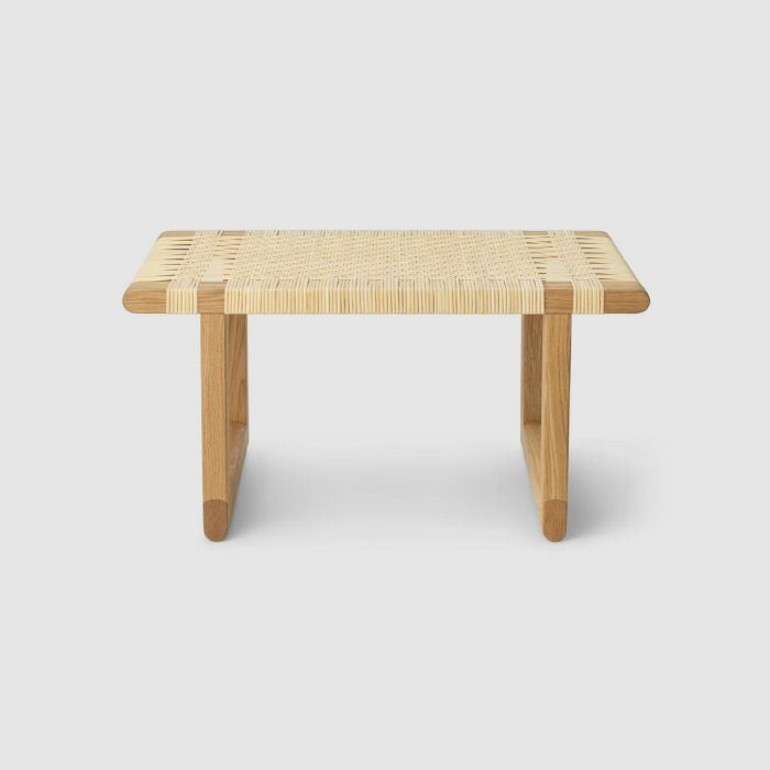 CARL HANSEN & SON（カールハンセン&サン）/BM0488S/コーヒーテーブル/オーク材/オイル仕上げ/籐張り（ラタン）/サイドテーブル【納期】ご注文後確認