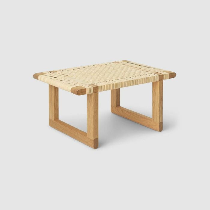 CARL HANSEN & SON（カールハンセン&サン）/BM0488S/コーヒーテーブル/オーク材/オイル仕上げ/籐張り（ラタン）/サイドテーブル【納期】ご注文後確認
