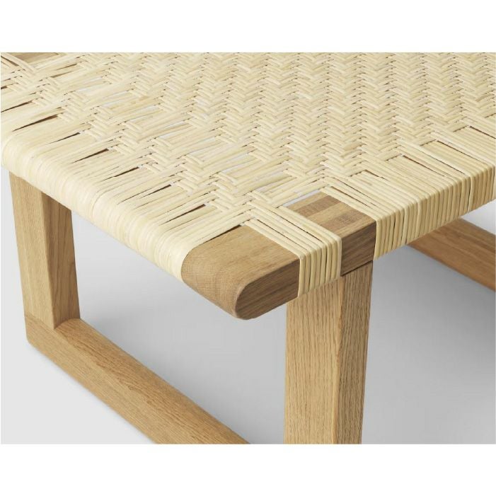 CARL HANSEN & SON（カールハンセン&サン）/BM0488S/コーヒーテーブル/オーク材/オイル仕上げ/籐張り（ラタン）/サイドテーブル【納期】ご注文後確認