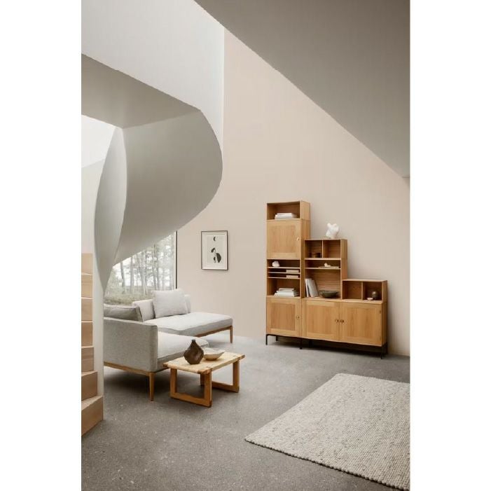 CARL HANSEN & SON（カールハンセン&サン）/BM0488S/コーヒーテーブル/オーク材/オイル仕上げ/籐張り（ラタン）/サイドテーブル【納期】ご注文後確認