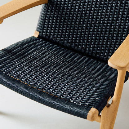 【店頭在庫品】CARL HANSEN & SON（カールハンセン&サン）/CH25/ラウンジチェア/オーク材/ホワイトオイル仕上げ/ブラックペーパーコード