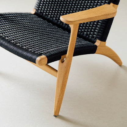 【店頭在庫品】CARL HANSEN & SON（カールハンセン&サン）/CH25/ラウンジチェア/オーク材/ホワイトオイル仕上げ/ブラックペーパーコード
