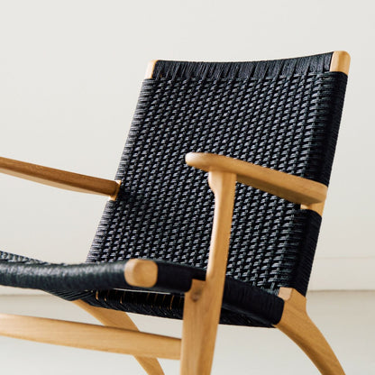 【店頭在庫品】CARL HANSEN & SON（カールハンセン&サン）/CH25/ラウンジチェア/オーク材/ホワイトオイル仕上げ/ブラックペーパーコード