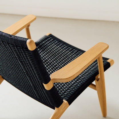 【店頭在庫品】CARL HANSEN & SON（カールハンセン&サン）/CH25/ラウンジチェア/オーク材/ホワイトオイル仕上げ/ブラックペーパーコード