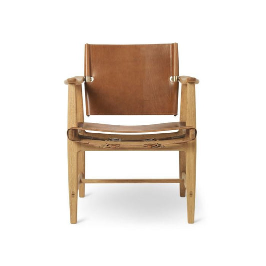 CARL HANSEN & SON（カールハンセン&サン）/BM1106/HUNTSMAN CHAIR（ハンツマンチェア）/オーク材/オイル仕上げ/Saddle Leather コニャック/真鍮【納期】ご注文後確認