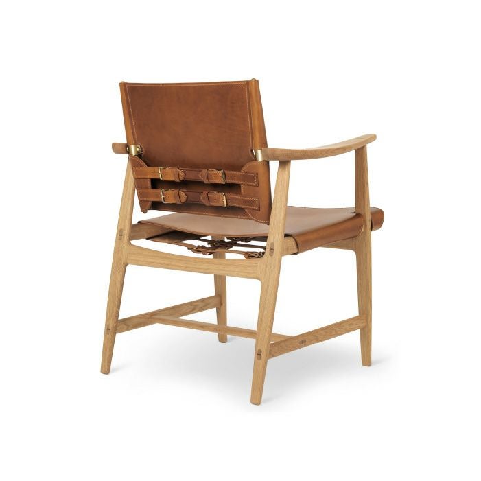 CARL HANSEN & SON（カールハンセン&サン）/BM1106/HUNTSMAN CHAIR（ハンツマンチェア）/オーク材/オイル仕上げ/Saddle Leather コニャック/真鍮【納期】ご注文後確認