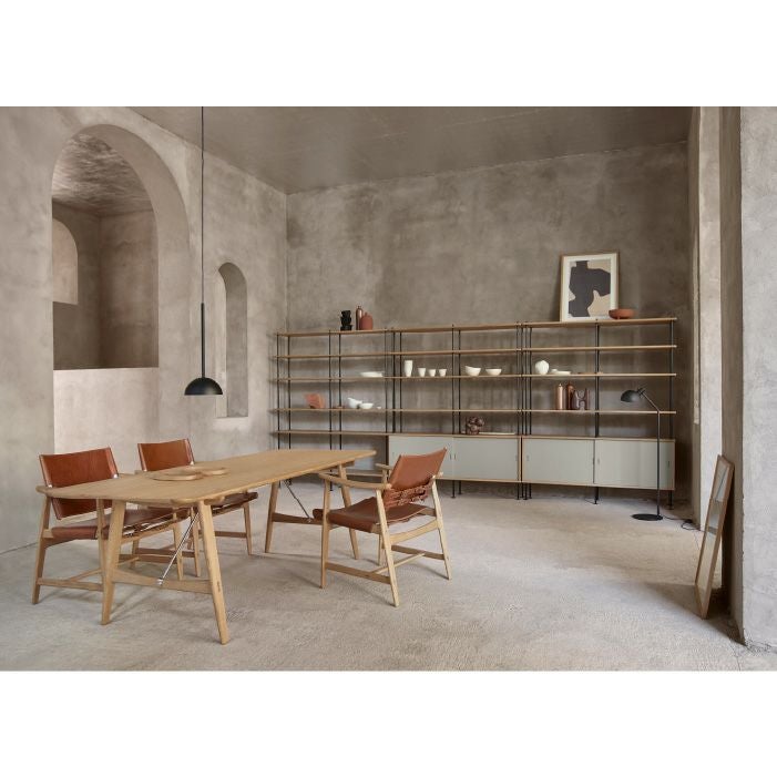 CARL HANSEN & SON（カールハンセン&サン）/BM1106/HUNTSMAN CHAIR（ハンツマンチェア）/オーク材/オイル仕上げ/Saddle Leather コニャック/真鍮【納期】ご注文後確認