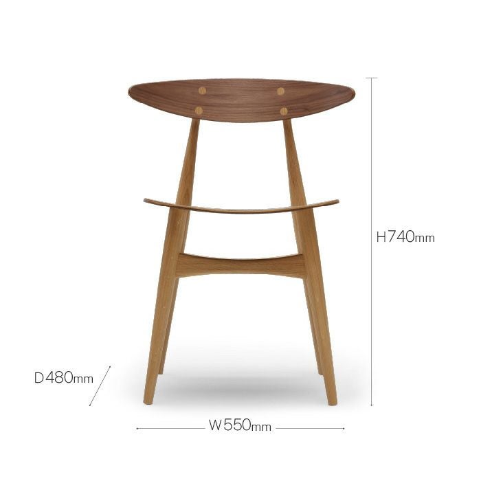 CARL HANSEN & SON（カールハンセン&サン）/CH33T/ダイニングチェア/ウォルナット材/オーク材/オイル仕上げ 【納期】ご注文後確認