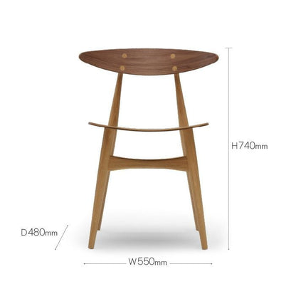 CARL HANSEN & SON（カールハンセン&サン）/CH33T/ダイニングチェア/ウォルナット材/オーク材/オイル仕上げ 【納期】ご注文後確認