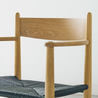 CARL HANSEN & SON（カールハンセン&サン）/CH37/ダイニングチェア/オーク材/ホワイトオイル仕上げ/ブラックペーパーコード【納期】ご注文後確認