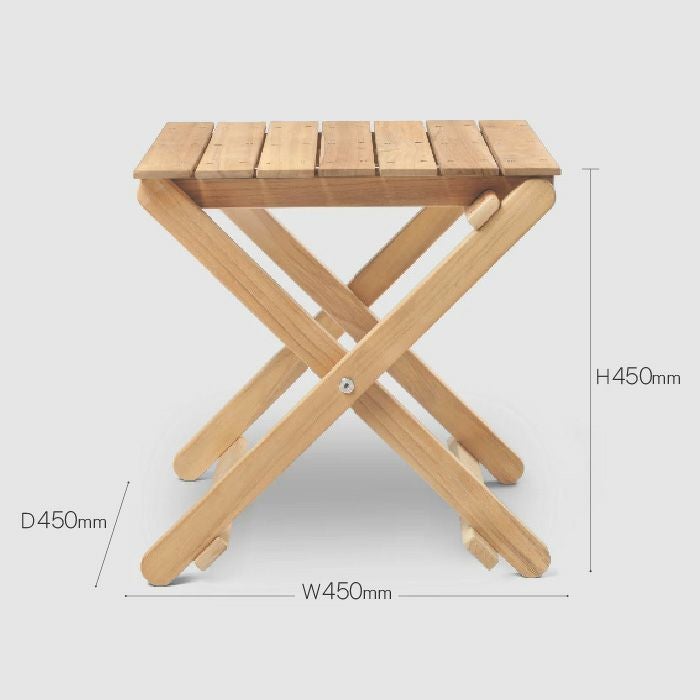 CARL HANSEN & SON（カールハンセン&サン）/BM5868（BMアウトドア デッキチェア シリーズ）/サイドテーブル/チーク材/無塗装 【納期】約3～4週間（メーカー欠品時を除く）