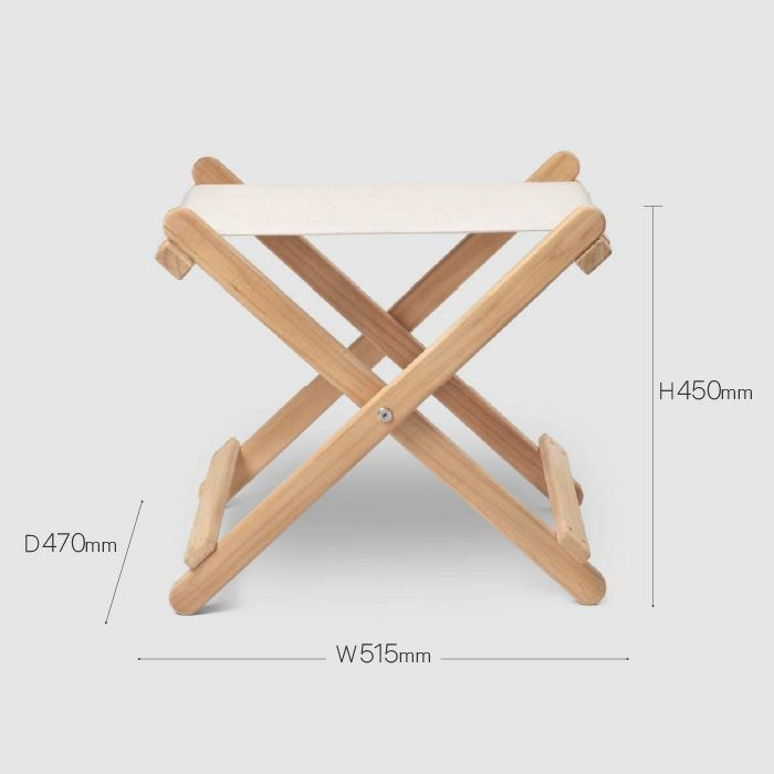 CARL HANSEN & SON（カールハンセン&サン）/BM5768（BMアウトドア デッキチェア シリーズ）/フットスツール/チーク材/無塗装 【納期】約3～4週間（メーカー欠品時を除く）