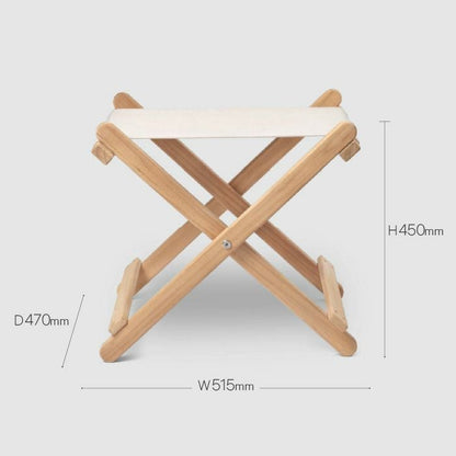 CARL HANSEN & SON（カールハンセン&サン）/BM5768（BMアウトドア デッキチェア シリーズ）/フットスツール/チーク材/無塗装 【納期】約3～4週間（メーカー欠品時を除く）