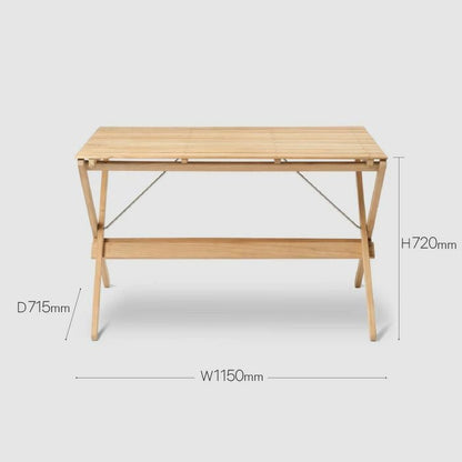 CARL HANSEN & SON（カールハンセン&サン）/BM3670（BMアウトドア デッキチェア シリーズ）/ダイニングテーブル/チーク材/無塗装 【納期】約3～4週間（メーカー欠品時を除く）