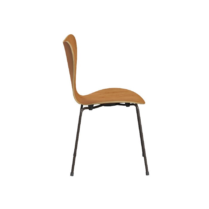 FRITZ HANSEN（フリッツハンセン）/SERIES 7（セブンチェア）/ダイニングチェア/チェリー/ナチュラルウッド/ブラウンブロンズ脚/Model 3107/SH43