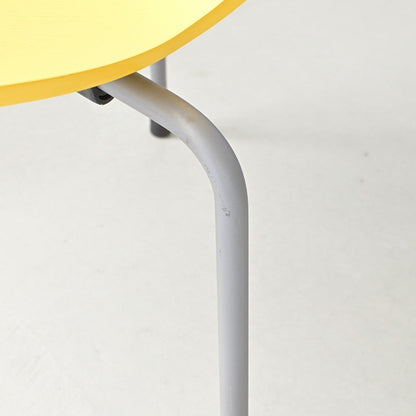 FRITZ HANSEN（フリッツハンセン）/SERIES 7（セブンチェア）/ダイニングチェア/トゥルーイエロー/カラードアッシュ/シルバーグレー脚/Model 3107/SH43