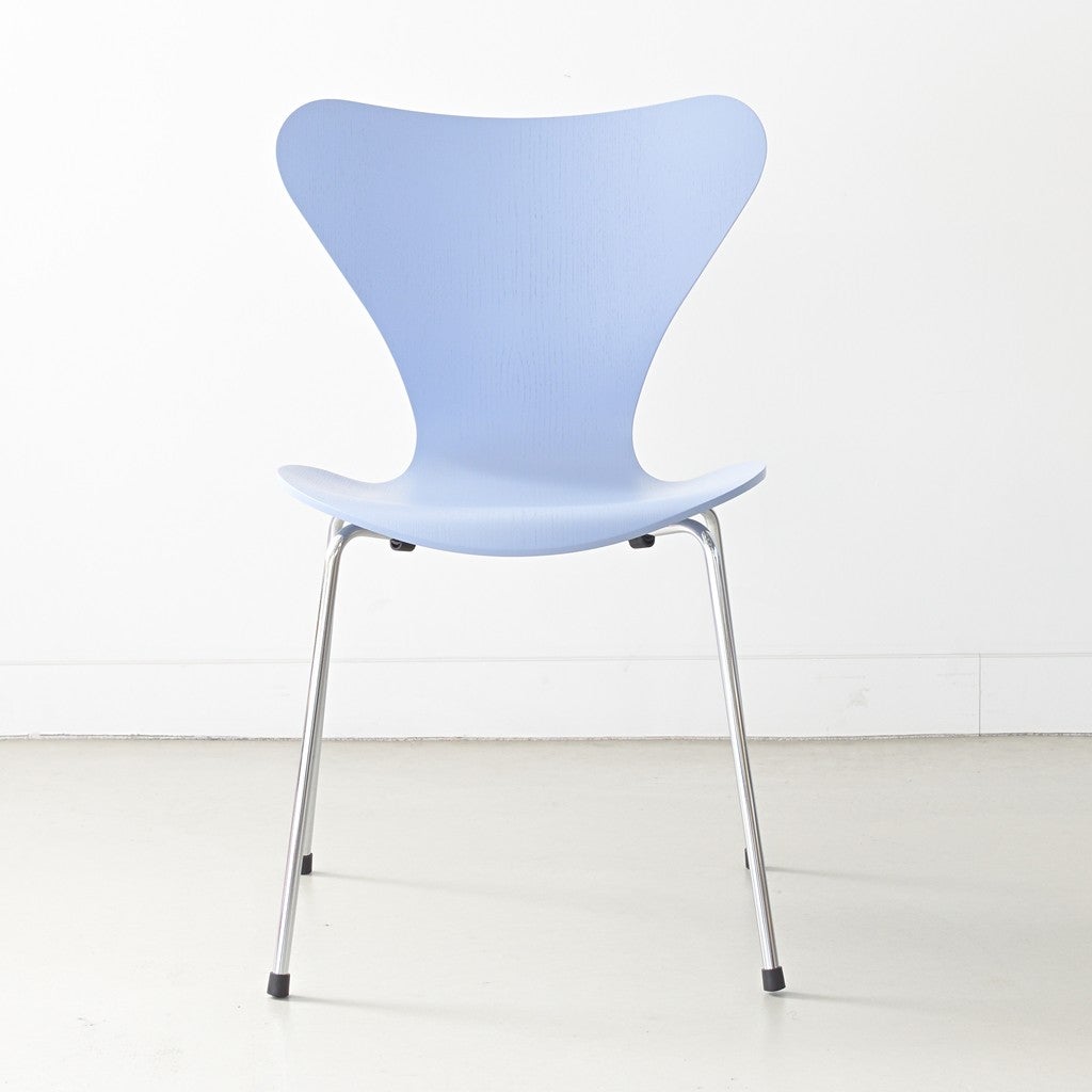 FRITZ HANSEN（フリッツハンセン）/SERIES 7（セブンチェア）/ダイニングチェア/ラベンダーブルー/カラードアッシュ/クローム脚/Model 3107/SH43