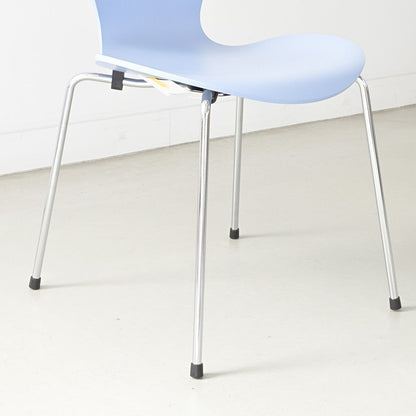 FRITZ HANSEN（フリッツハンセン）/SERIES 7（セブンチェア）/ダイニングチェア/ラベンダーブルー/カラードアッシュ/クローム脚/Model 3107/SH43