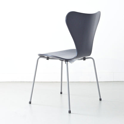 FRITZ HANSEN（フリッツハンセン）/SERIES 7（セブンチェア）/ダイニングチェア/ミッドナイトブルー/カラードアッシュ/シルバーグレー脚/Model 3107/SH43
