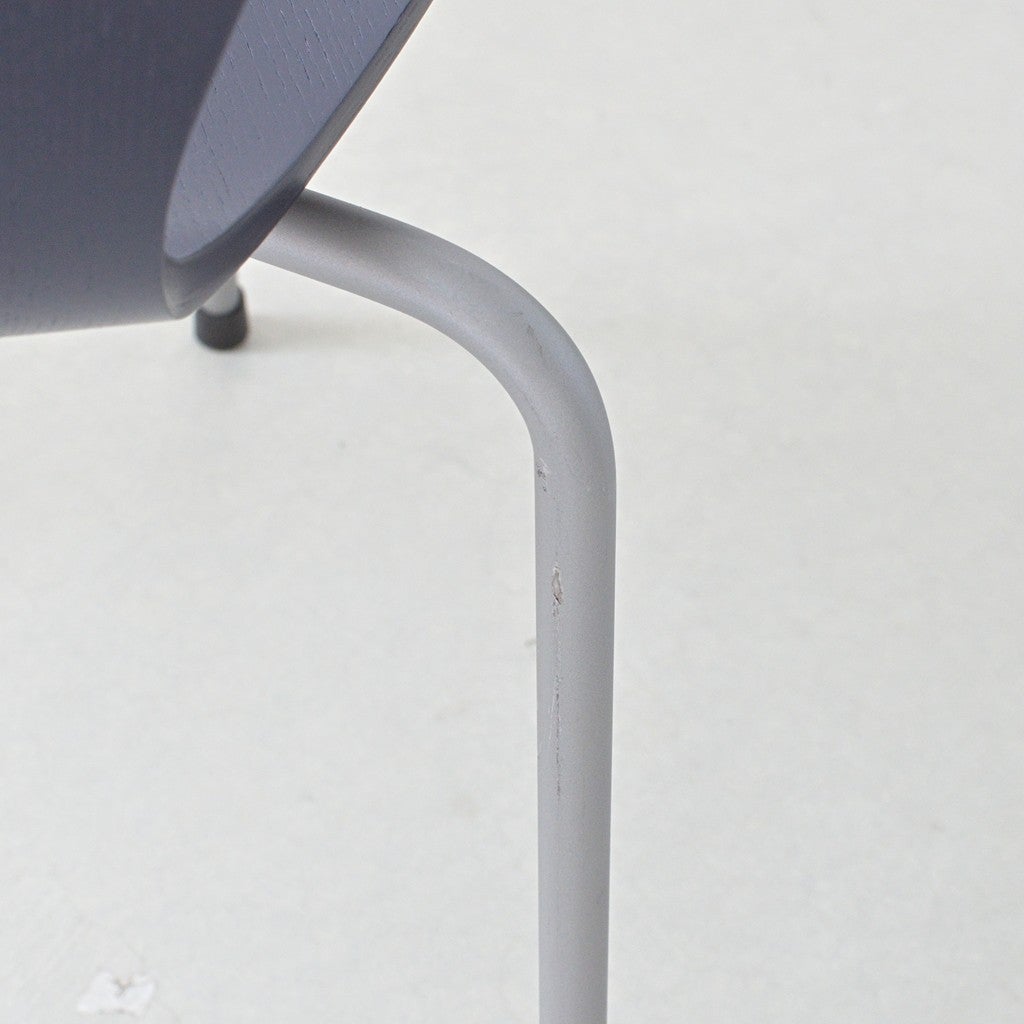 FRITZ HANSEN（フリッツハンセン）/SERIES 7（セブンチェア）/ダイニングチェア/ミッドナイトブルー/カラードアッシュ/シルバーグレー脚/Model 3107/SH43