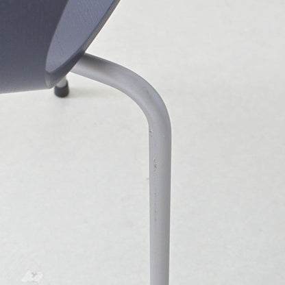 FRITZ HANSEN（フリッツハンセン）/SERIES 7（セブンチェア）/ダイニングチェア/ミッドナイトブルー/カラードアッシュ/シルバーグレー脚/Model 3107/SH43