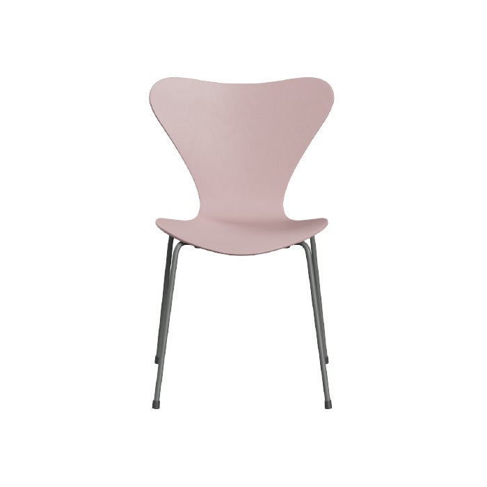 FRITZ HANSEN（フリッツハンセン）/SERIES 7（セブンチェア）/ダイニングチェア/ペールローズ/ラッカー/シルバーグレー脚/Model 3107/SH43