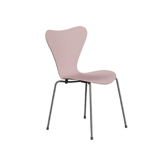 FRITZ HANSEN（フリッツハンセン）/SERIES 7（セブンチェア）/ダイニングチェア/ペールローズ/ラッカー/シルバーグレー脚/Model 3107/SH43