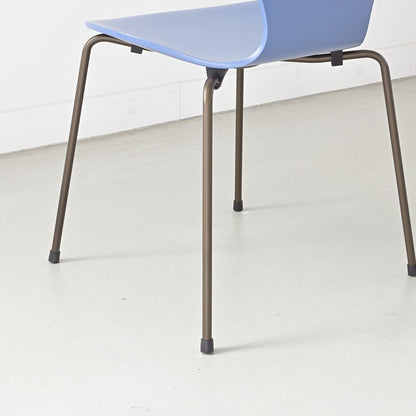 FRITZ HANSEN（フリッツハンセン）/SERIES 7（セブンチェア）/ダイニングチェア/ダスクブルー/ラッカー/ブラウンブロンズ脚/Model 3107/SH43