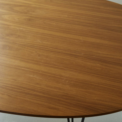 【店頭在庫品】FRITZ HANSEN（フリッツハンセン）/TABLE SERIES（テーブルシリーズ）/Super Elliptical table（スーパー楕円テーブル）B613/ダイニングテーブル/ウォルナット/ウォームグラファイト脚/180×120cm