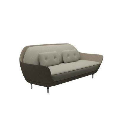 FRITZ HANSEN（フリッツハンセン）/FAVN（ファウン）/JH3/ソファ/フィヨルド（ブラウン/ストーン 271）外/フィヨルド（ライトトープ262）内/フィヨルド（ライトトープ262）クッション/サテン仕上げアルミニウム脚 【納期】ご注文後確認