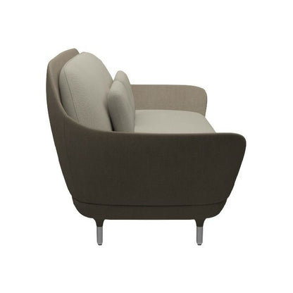 FRITZ HANSEN（フリッツハンセン）/FAVN（ファウン）/JH3/ソファ/フィヨルド（ブラウン/ストーン 271）外/フィヨルド（ライトトープ262）内/フィヨルド（ライトトープ262）クッション/サテン仕上げアルミニウム脚 【納期】ご注文後確認