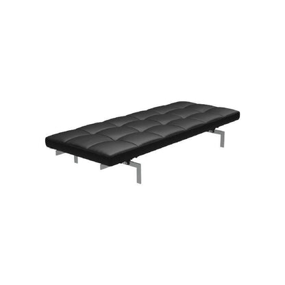 FRITZ HANSEN（フリッツハンセン）/PK80/Daybed（ディベッド）/グレースレザー（ブラック )/サテン仕上げステンレススチール脚 【納期】ご注文後確認