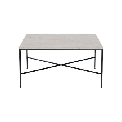 FRITZ HANSEN（フリッツハンセン）/PLANNER COFFEE TABLES（プランナーコーヒーテーブル）/大理石（クリーム120）/スチール脚（ブラック粉体塗装仕上げ）/80×80cm/MC320 【納期】ご注文後確認