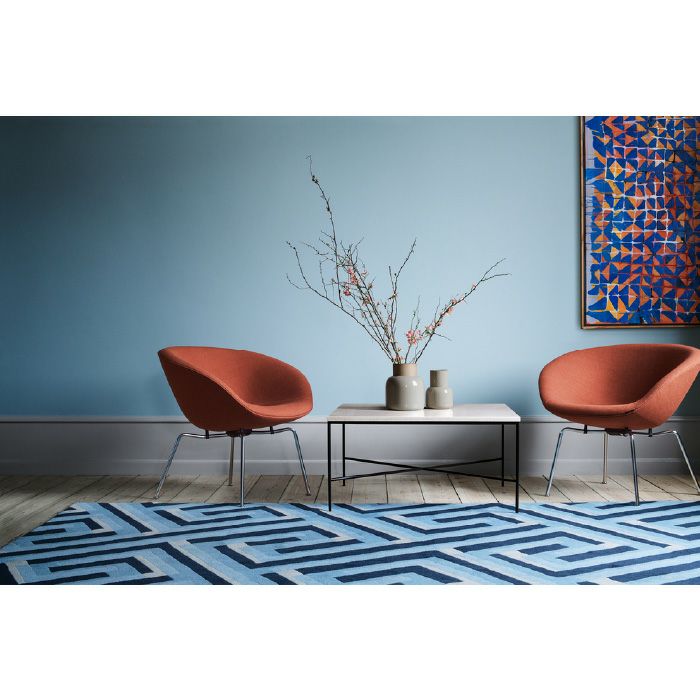 FRITZ HANSEN（フリッツハンセン）/PLANNER COFFEE TABLES（プランナーコーヒーテーブル）/大理石（クリーム120）/スチール脚（ブラック粉体塗装仕上げ）/80×80cm/MC320 【納期】ご注文後確認