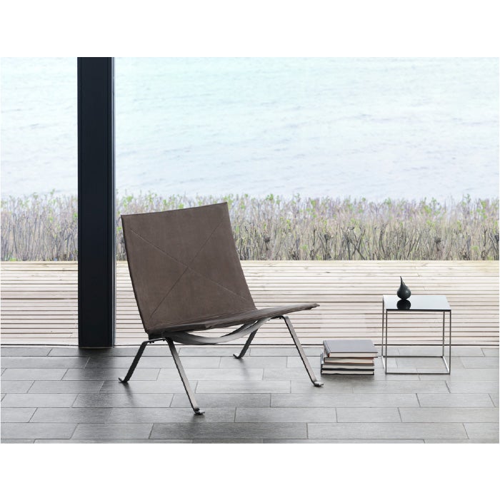 FRITZ HANSEN（フリッツハンセン）/PK71/ネストテーブル（3ピース）/ホワイト/サテン仕上げステンレススチール脚 【納期】ご注文後確認