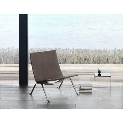 FRITZ HANSEN（フリッツハンセン）/PK71/ネストテーブル（3ピース）/ホワイト/サテン仕上げステンレススチール脚 【納期】ご注文後確認