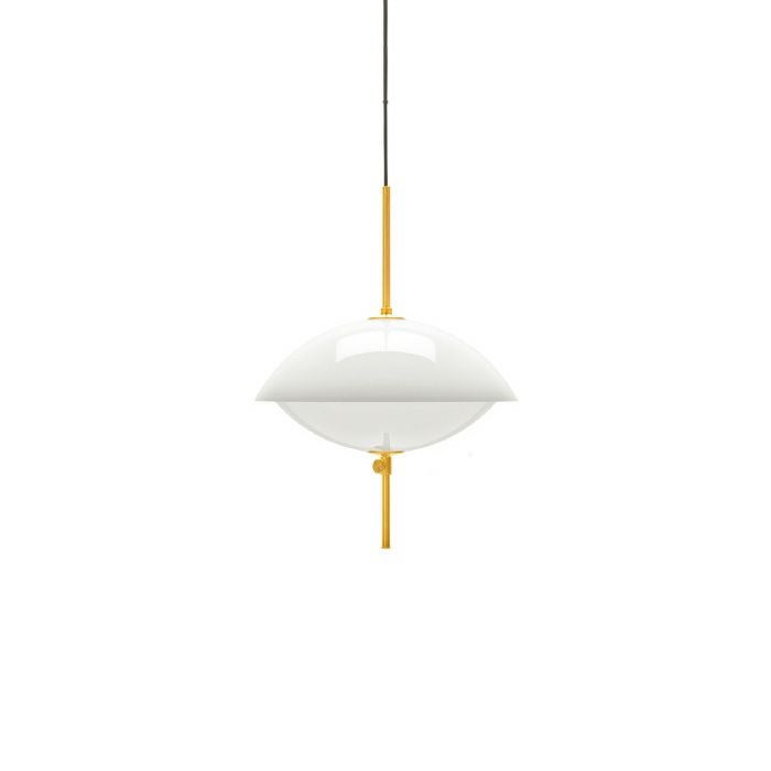 FRITZ HANSEN（フリッツハンセン）/CLAM（クラム）/ペンダントライト/オパールガラス/真鍮（無加工）/直径440mm/※要電気工事 【納期】約3～4週間（メーカー欠品時を除く）