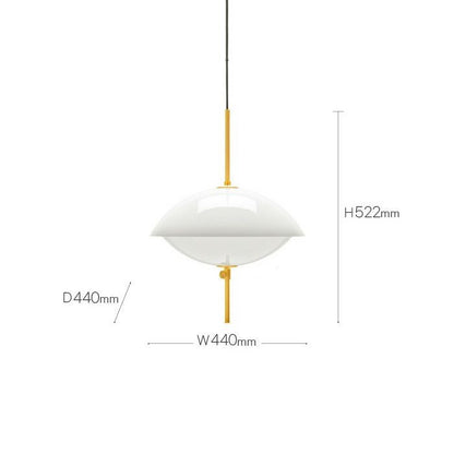 FRITZ HANSEN（フリッツハンセン）/CLAM（クラム）/ペンダントライト/オパールガラス/真鍮（無加工）/直径440mm/※要電気工事 【納期】約3～4週間（メーカー欠品時を除く）