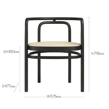 FRITZ HANSEN（フリッツハンセン）/PK15/ダイニングチェア/ブラックカラードアッシュ 【納期】ご注文後確認
