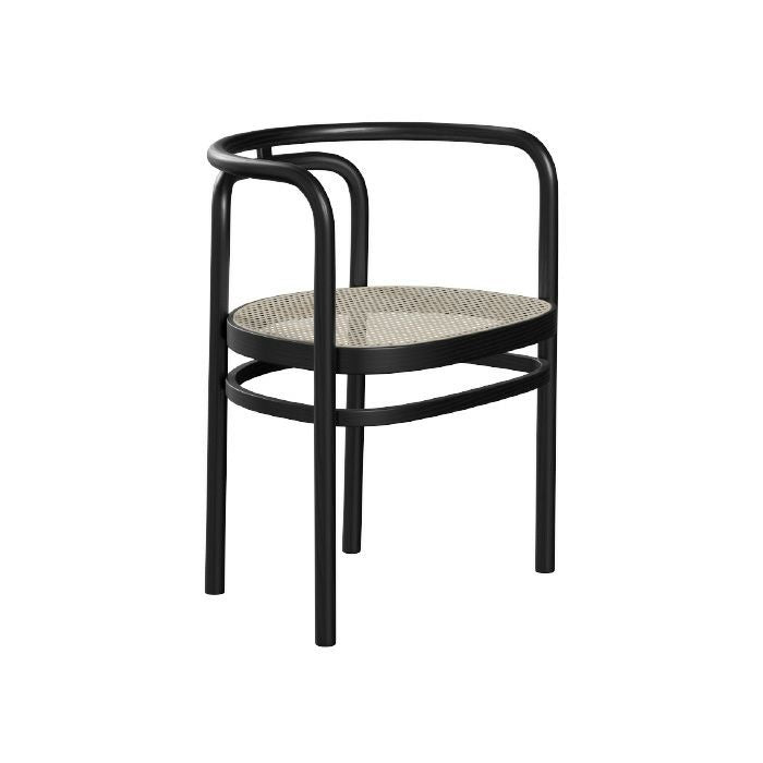 FRITZ HANSEN（フリッツハンセン）/PK15/ダイニングチェア/ブラックカラードアッシュ 【納期】ご注文後確認