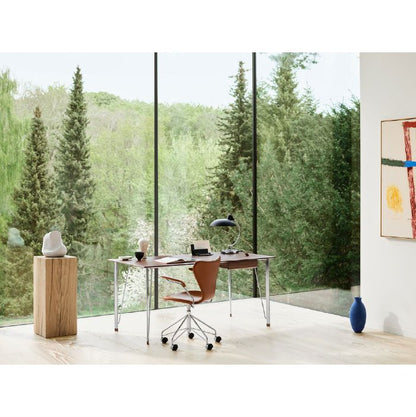 FRITZ HANSEN（フリッツハンセン）/FH3605 DESK/デスク/ウォルナット（ラッカー仕上げ）/ドロワー付き 【納期】ご注文後確認