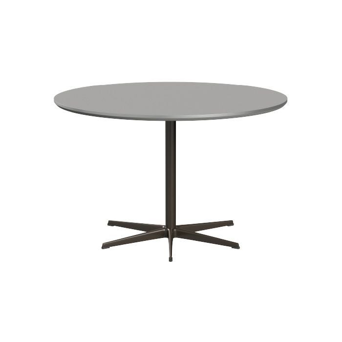FRITZ HANSEN（フリッツハンセン）/TABLE SERIES（テーブルシリーズ）/CIRCULAR（円テーブル）A825/ダイニングテーブル/ラミネート（ブラウンオッタワ）/ブラウンブロンズ脚/直径120cm 【納期】ご注文後確認