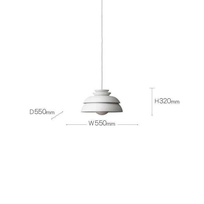 FRITZ HANSEN（フリッツハンセン）/CONCERT（コンサート）/ペンダントライト/P3/ホワイト/直径550mm/※要電気工事 【納期】約3～4週間（メーカー欠品時を除く）