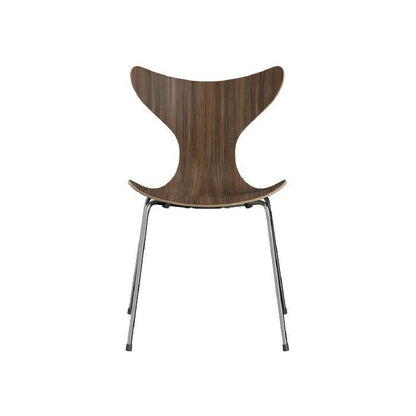 FRITZ HANSEN（フリッツハンセン）/LILY（リリー）/ダイニングチェア/ウォルナット/ナチュラルウッド/クローム脚/Model 3108 【納期】ご注文後確認